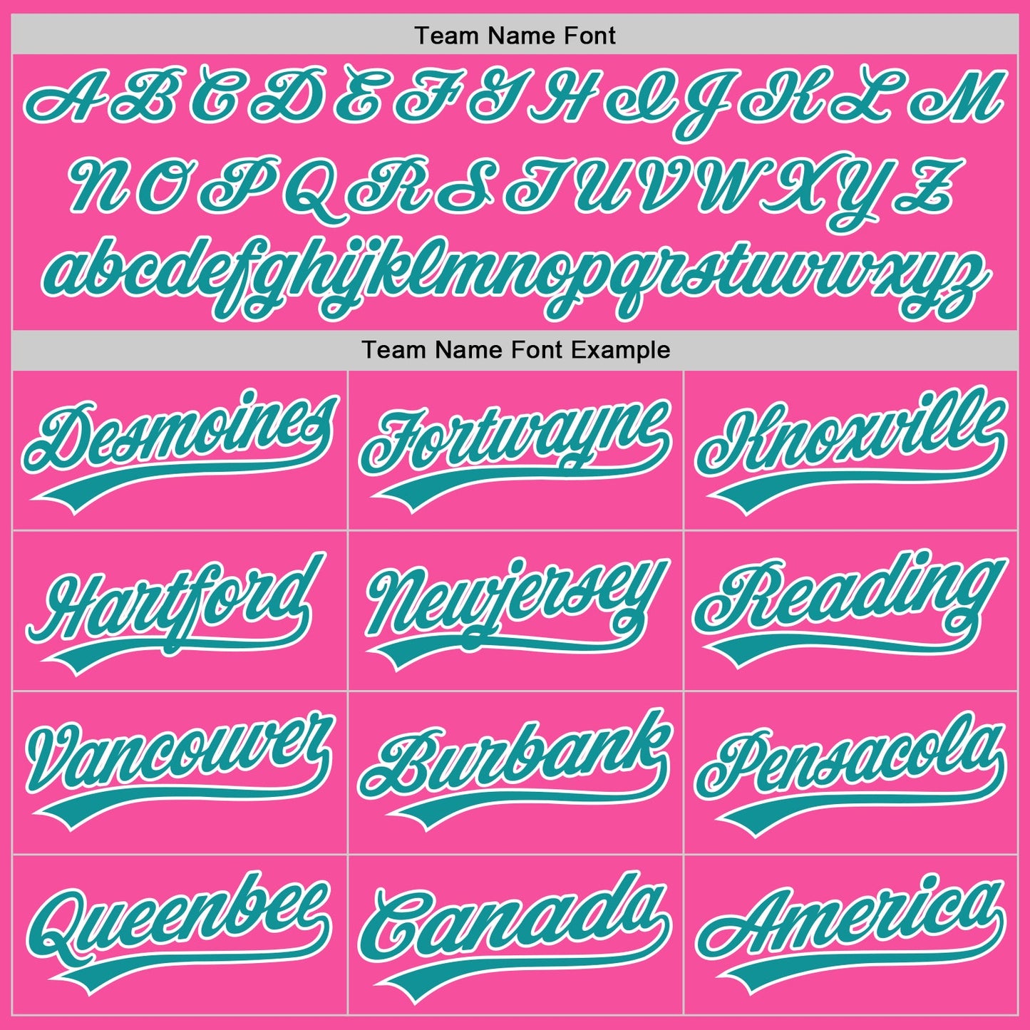 Custom Pink Teal-White Authentic Baseball Jersey view 4