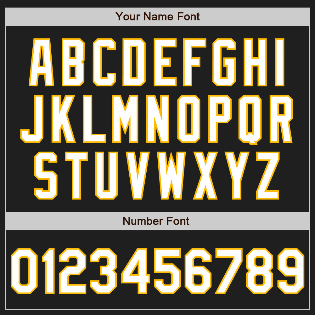Custom Black White-Gold Gradient Classic Vertical Stripe Authentic Baseball Jersey view 5
