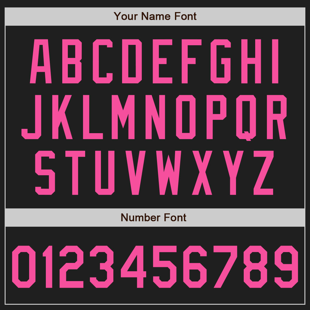 Custom Black Pink-Aqua Gradient Classic Vertical Stripe Authentic Baseball Jersey view 5