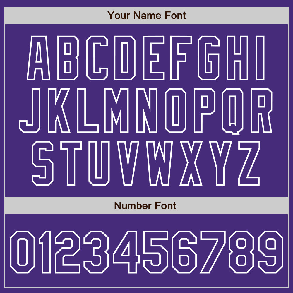 Custom Purple-White Gradient Classic Vertical Stripe Authentic Baseball Jersey view 5
