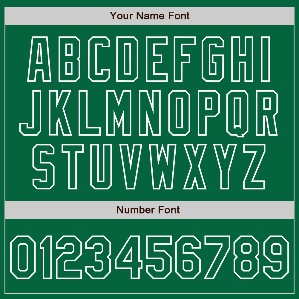 Custom Kelly Green-White Gradient Classic Vertical Stripe Authentic Baseball Jersey view 5