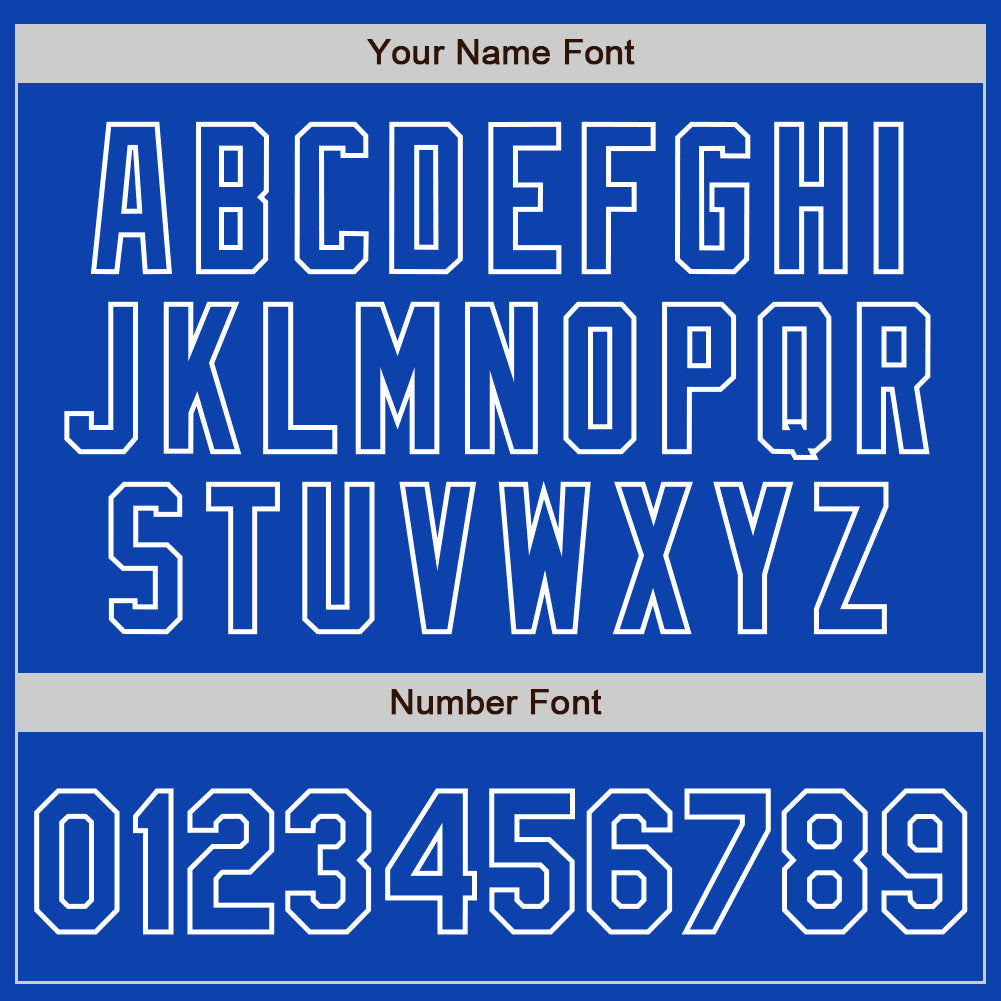 Custom Thunder Blue-White Gradient Classic Vertical Stripe Authentic Baseball Jersey view 5