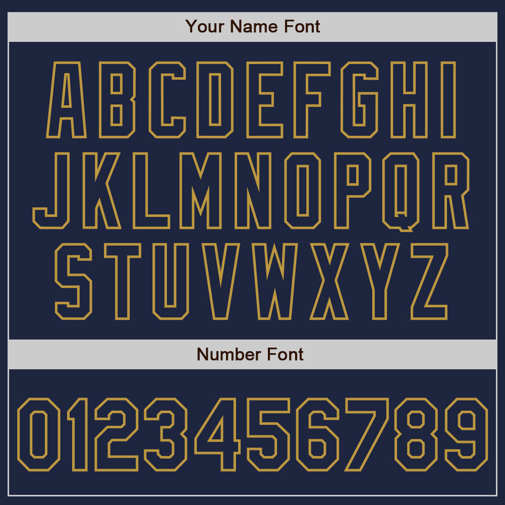 Custom Navy-Old Gold Classic Vertical Stripe Fluid Liquid Texture Authentic Baseball Jersey view 5