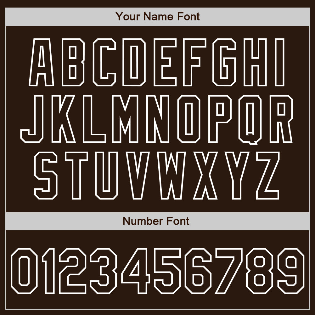Custom Brown-White Classic Vertical Stripe Fluid Liquid Texture Authentic Baseball Jersey view 5