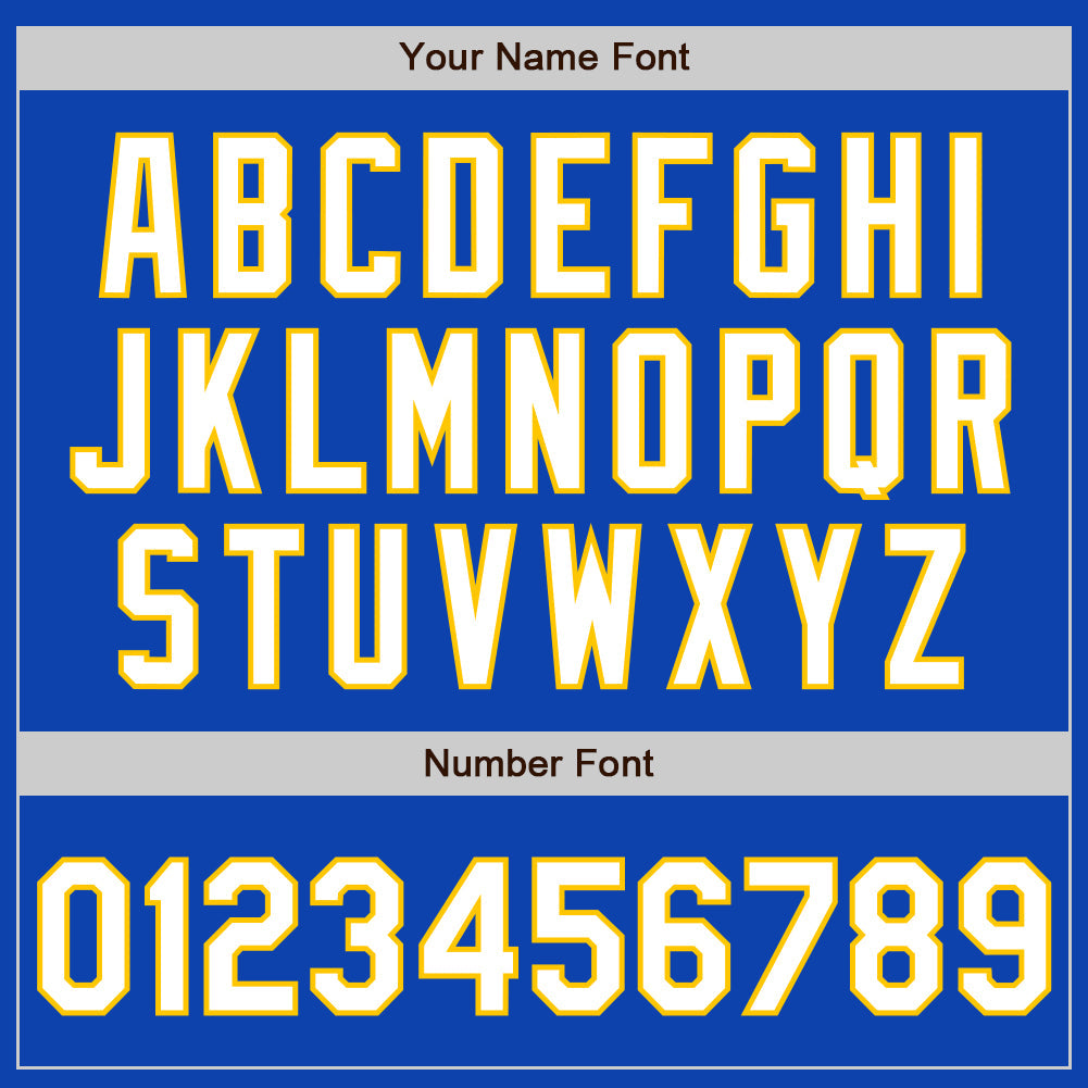 Custom Thunder Blue White-Yellow Classic Vertical Stripe Fluid Liquid Texture Authentic Baseball Jersey view 5