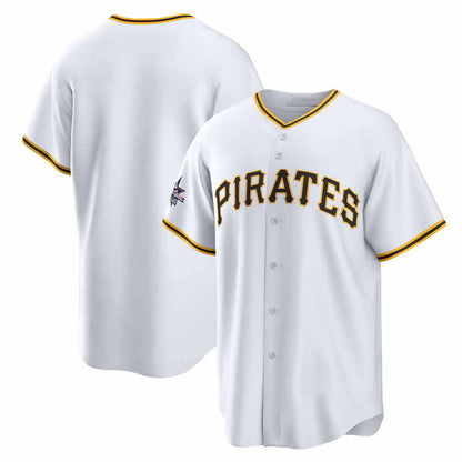 Pittsburgh Pirates 2025 All-Star Game Home Replica Jersey - White Stitched Baseball Jersey - Main View