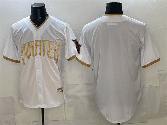 Pittsburgh Pirates Blank White 2026 City Connect Stadium Stitched Baseball Jersey - Main View