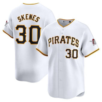 Pittsburgh Pirates #30 Paul Skenes White Home Limited Player Baseball Jersey - Main View