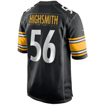 P.Steelers #56 Alex Highsmith Black Game Jersey Stitched American Football Jerseys - Main View