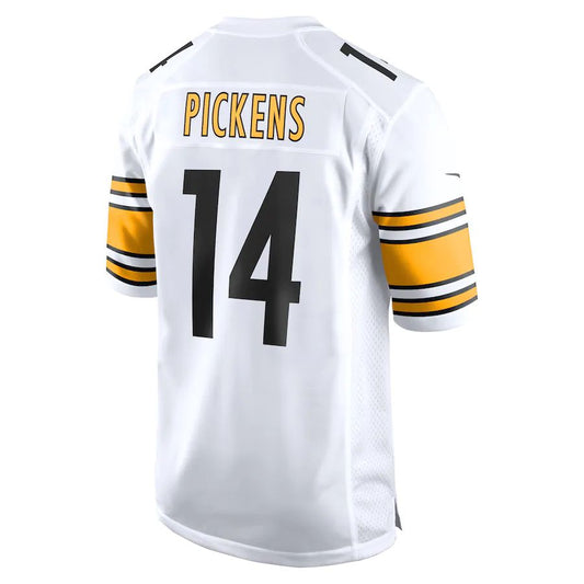 P.Steelers #14 George Pickens White Game Player Jersey Stitched American Football Jerseys - Main View