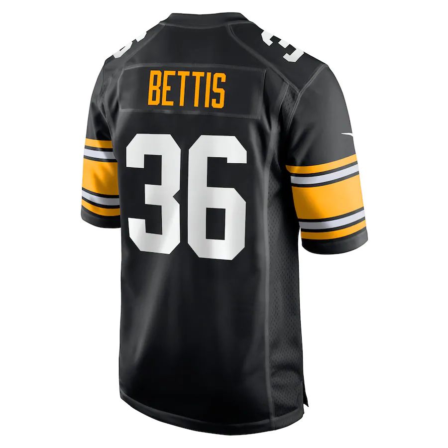 P.Steelers #36 Jerome Bettis  Black Retired Player Jersey Stitched American Football Jerseys - Main View
