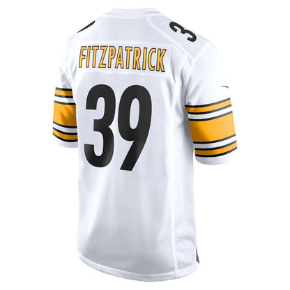 P.Steelers #39 Minkah Fitzpatrick White Game Player Jersey Stitched American Football Jerseys - Main View