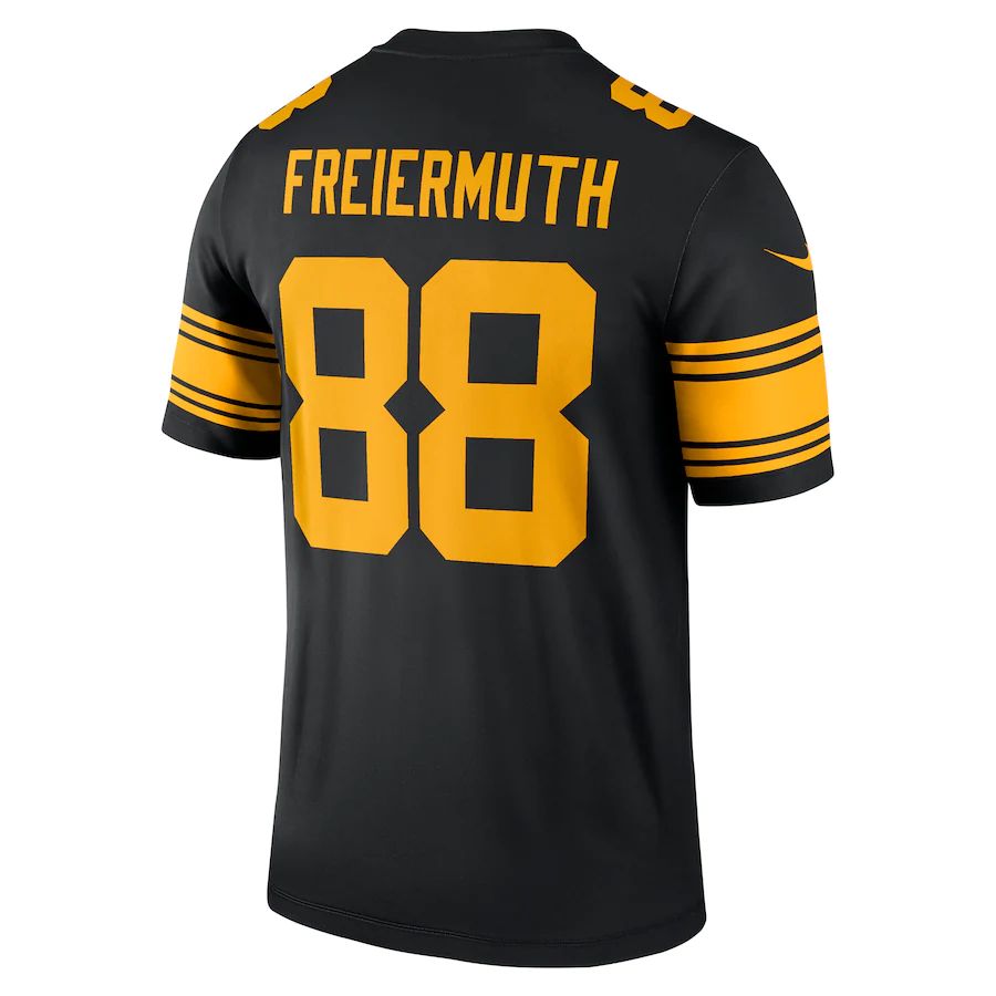 P.Steelers #88 Pat Freiermuth Black Alternate Legend Jersey Stitched American Football Jerseys - Main View