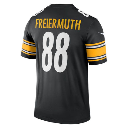 P.Steelers #88 Pat Freiermuth Black Legend Jersey Stitched American Football Jerseys - Main View