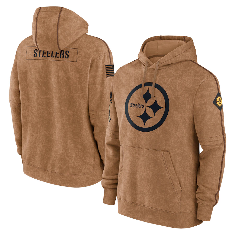 P.Steelers 2023 Salute To Service Club Pullover Hoodie Cheap sale Birthday and Christmas gifts Stitched American Football Jerseys - Main View