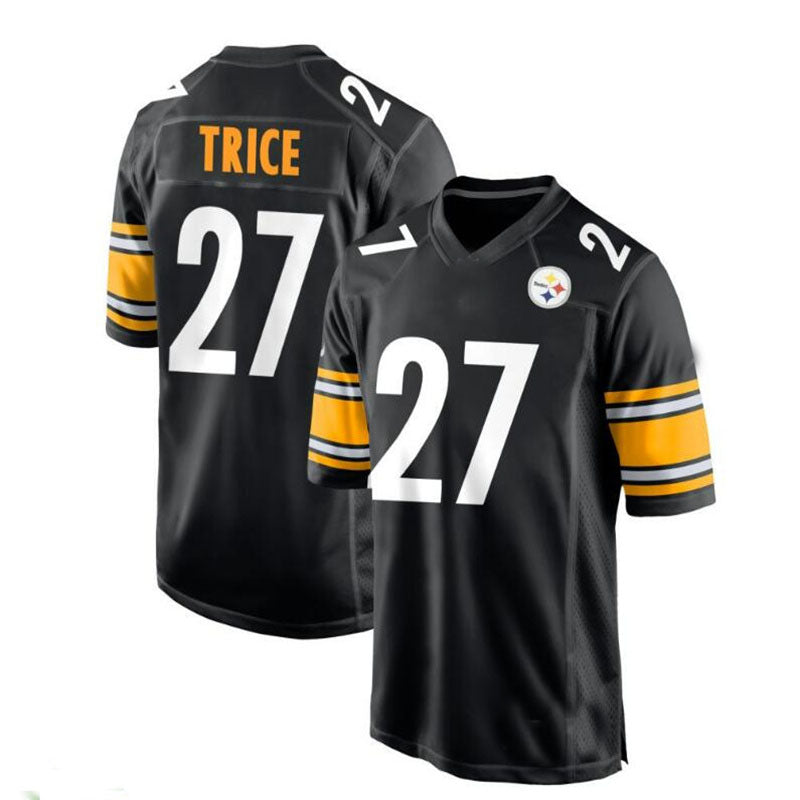 P.Steelers #27 Cory Trice Game Player Jersey - Black Stitched American Football Jerseys - Main View