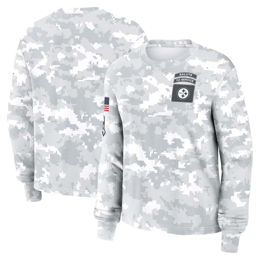 P.Steelers 2024 Salute To Service Club Pullover Cheap sale Birthday and Christmas gifts Stitched American Football Jerseys - Main View