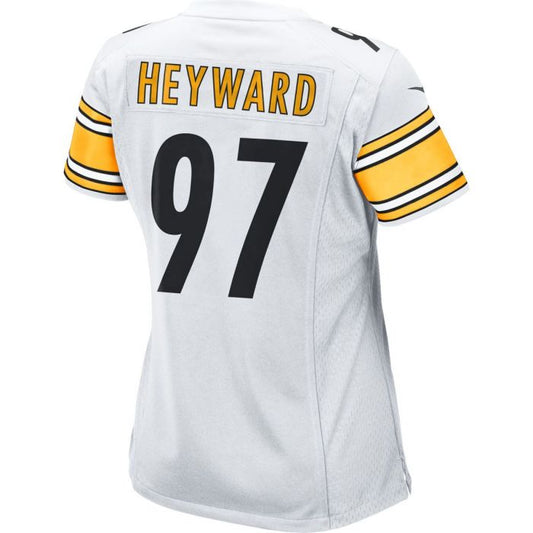 P.Steelers #97 Cam Heyward White Game Player Jersey Stitched American Football Jerseys - Main View