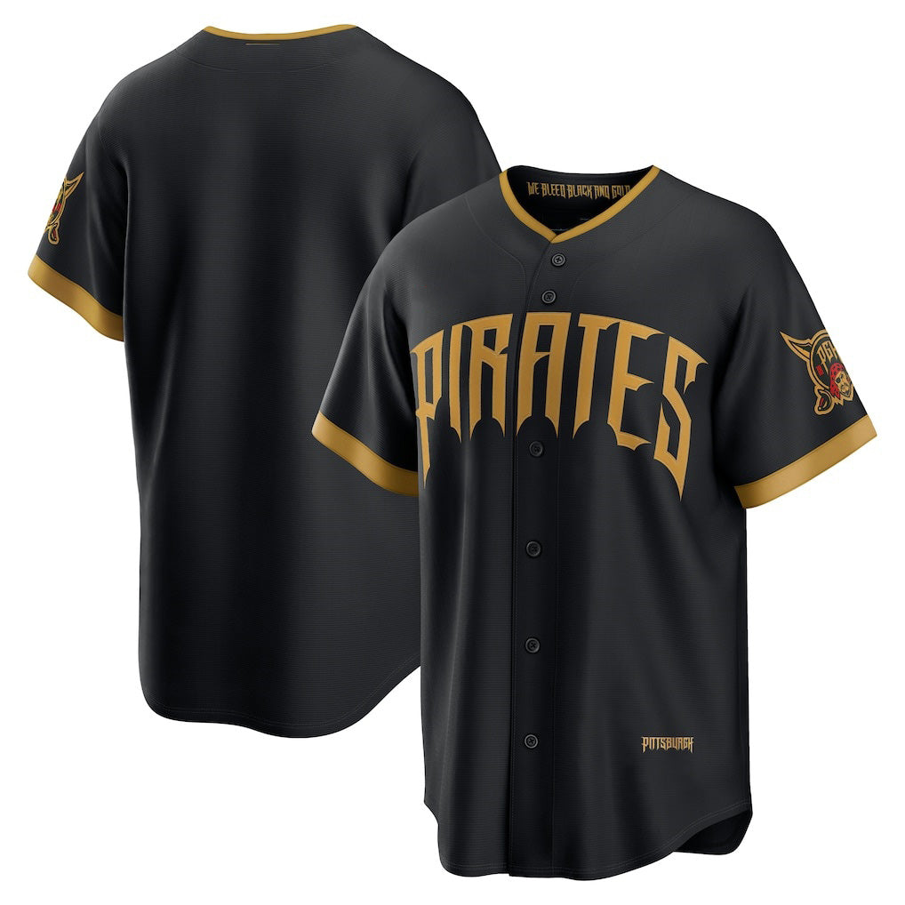 Pittsburgh Pirates Black 2026 City Connect Stadium Stitched Baseball Jersey - Main View