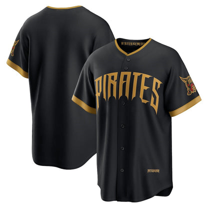 Pittsburgh Pirates Black 2026 City Connect Stadium Stitched Baseball Jersey - Main View