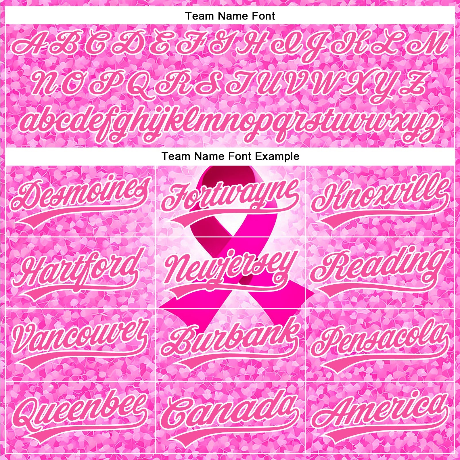 Custom Deep Pink Pink-White 3D Pink Ribbon Breast Cancer Awareness Month Women Health Care Support Performance Polo Shirt view 4