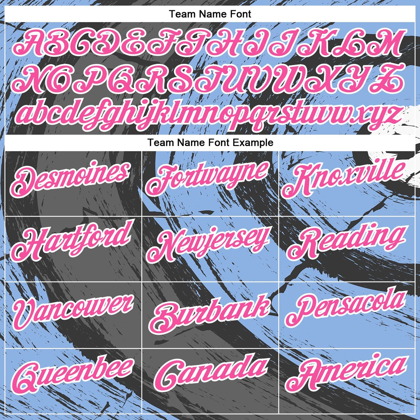 Custom Light Blue Pink-Steel Gray 3D Bowling Splash Ink Performance Polo Shirt view 4