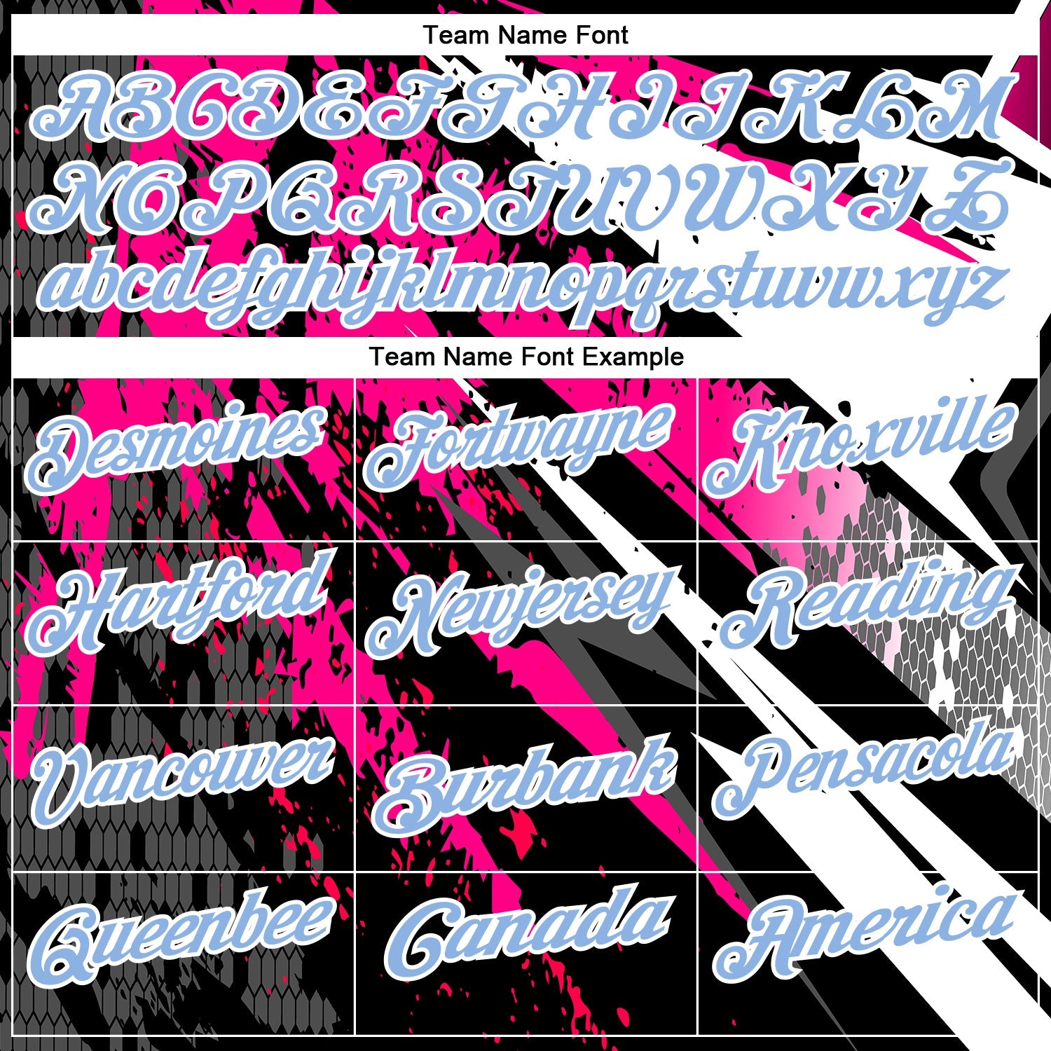 Custom Black Light Blue-Pink 3D Bowling Splash Ink Performance Polo Shirt view 4
