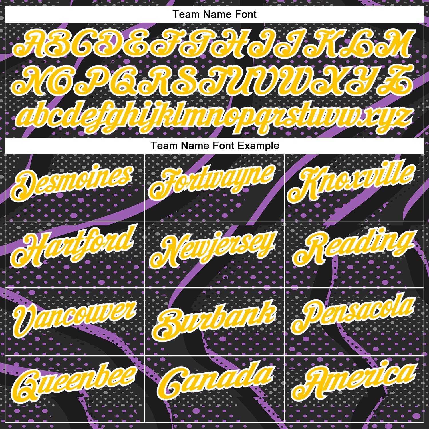 Custom Black Yellow-Medium Purple 3D Bowling Dot Performance Polo Shirt view 4