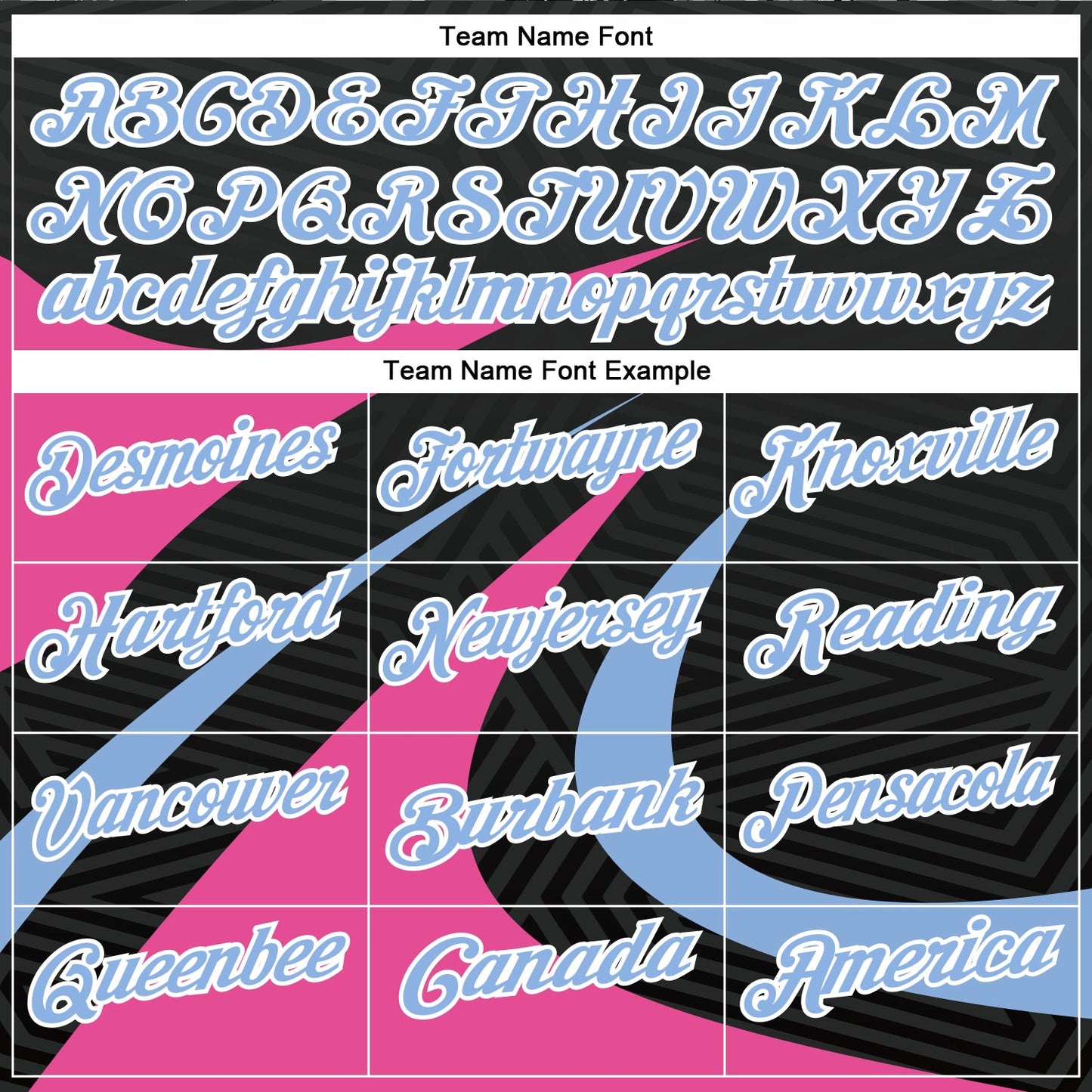 Custom Black Light Blue-Pink 3D Bowling Geometric Shape Performance Polo Shirt view 4