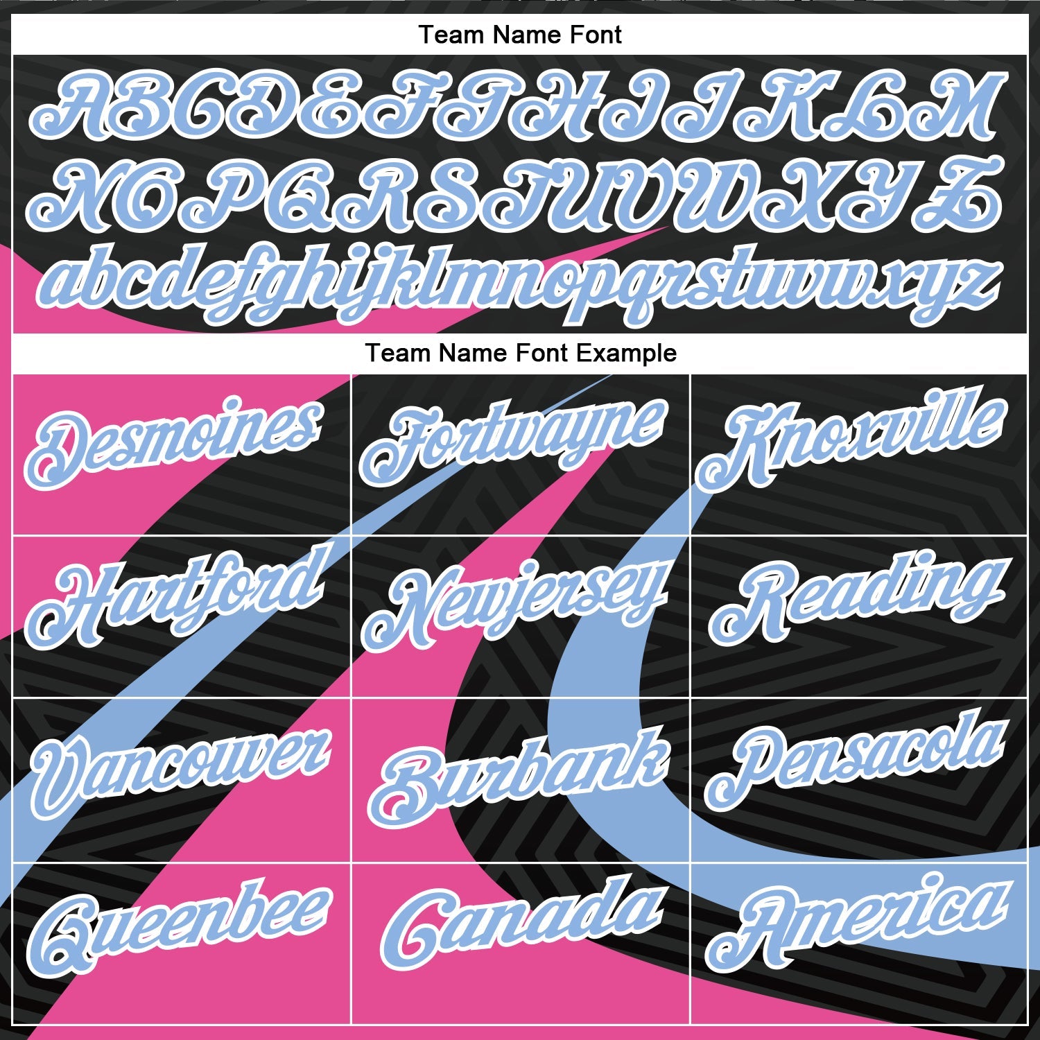 Custom Black Light Blue-Pink 3D Bowling Geometric Shape Performance Polo Shirt view 4