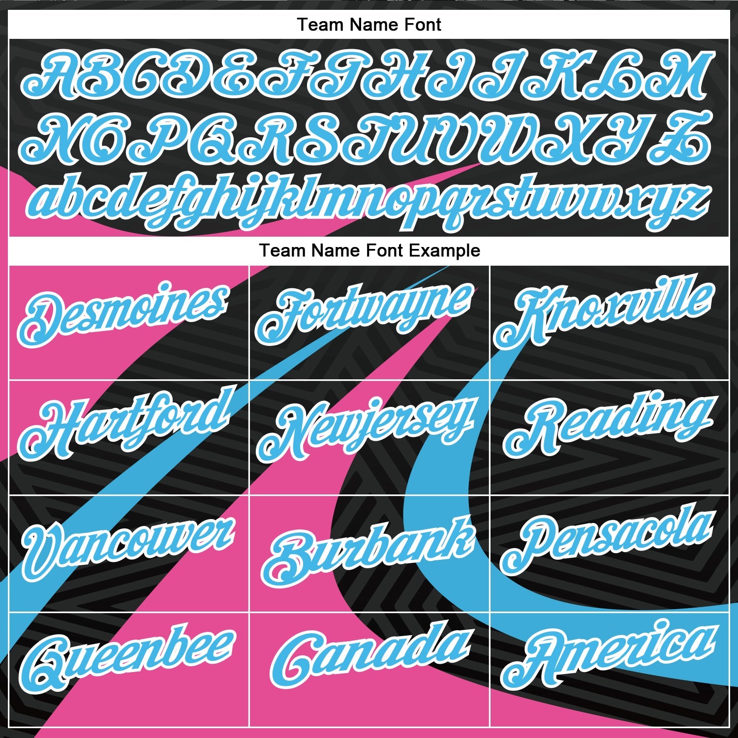 Custom Black Sky Blue-Pink 3D Bowling Geometric Shape Performance Polo Shirt view 4