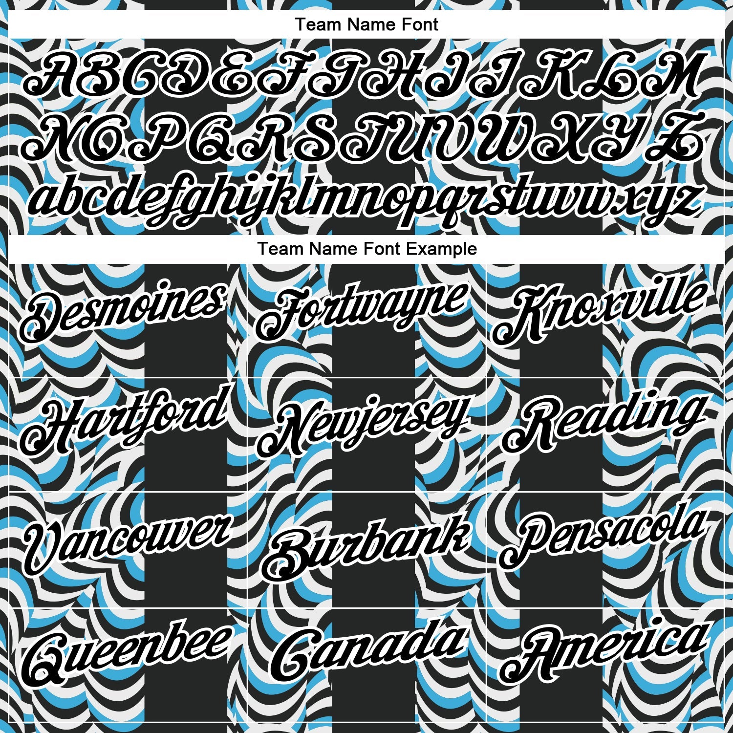 Custom Black Sky Blue-White 3D Bowling Geometric Shape Performance Polo Shirt view 4