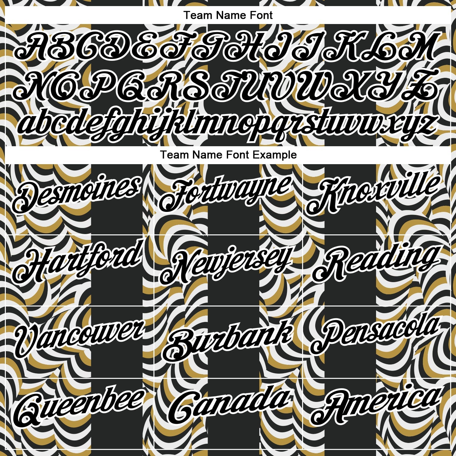 Custom Black Old Gold-White 3D Bowling Geometric Shape Performance Polo Shirt view 4