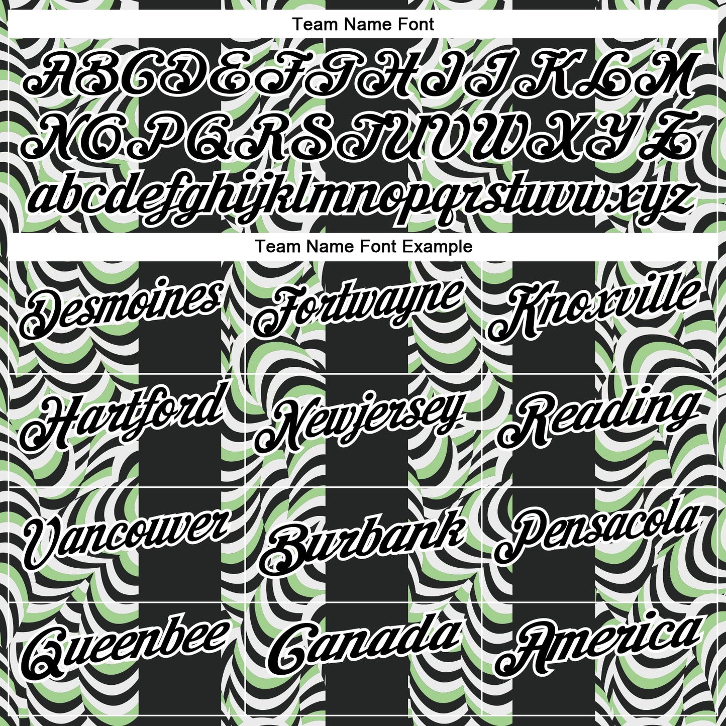 Custom Black Pea Green-White 3D Bowling Geometric Shape Performance Polo Shirt view 4