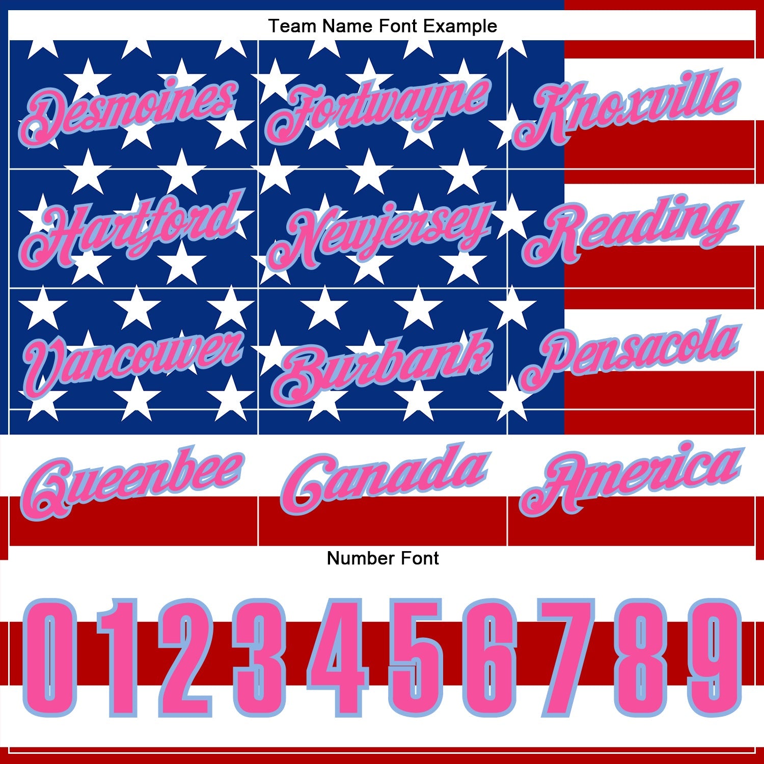 Custom Black Pink Light Blue Red-Royal 3D Cornhole American Flag Performance Polo Shirt view 5