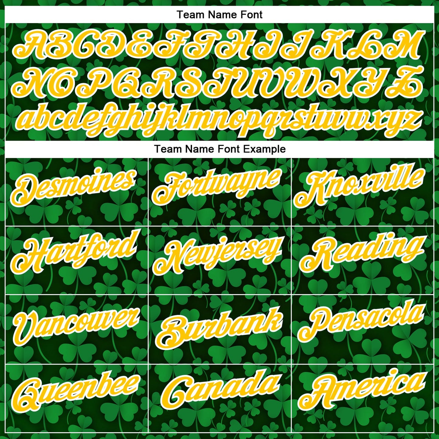 Custom Green Gold-White 3D St. Patrick's Day Shamrock Performance Polo Shirt view 4