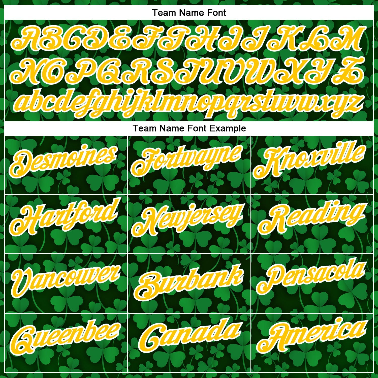 Custom Green Gold-White 3D St. Patrick's Day Shamrock Performance Polo Shirt view 4