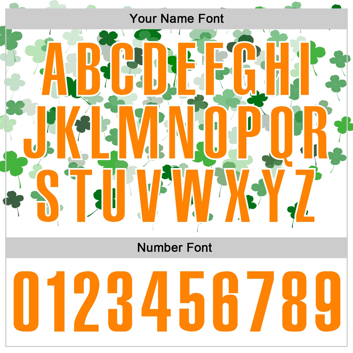 Custom White Bay Orange-Yellow 3D St. Patrick's Day Shamrock Performance Polo Shirt view 5