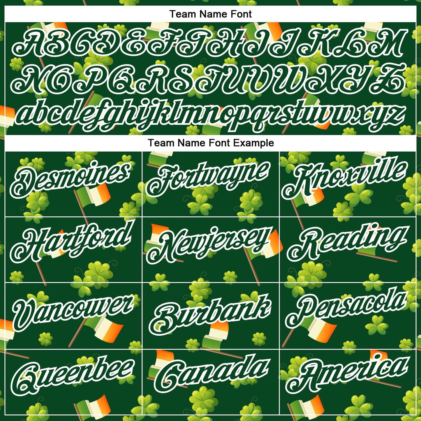 Custom Green White 3D St. Patrick's Day Shamrock Performance Polo Shirt view 4
