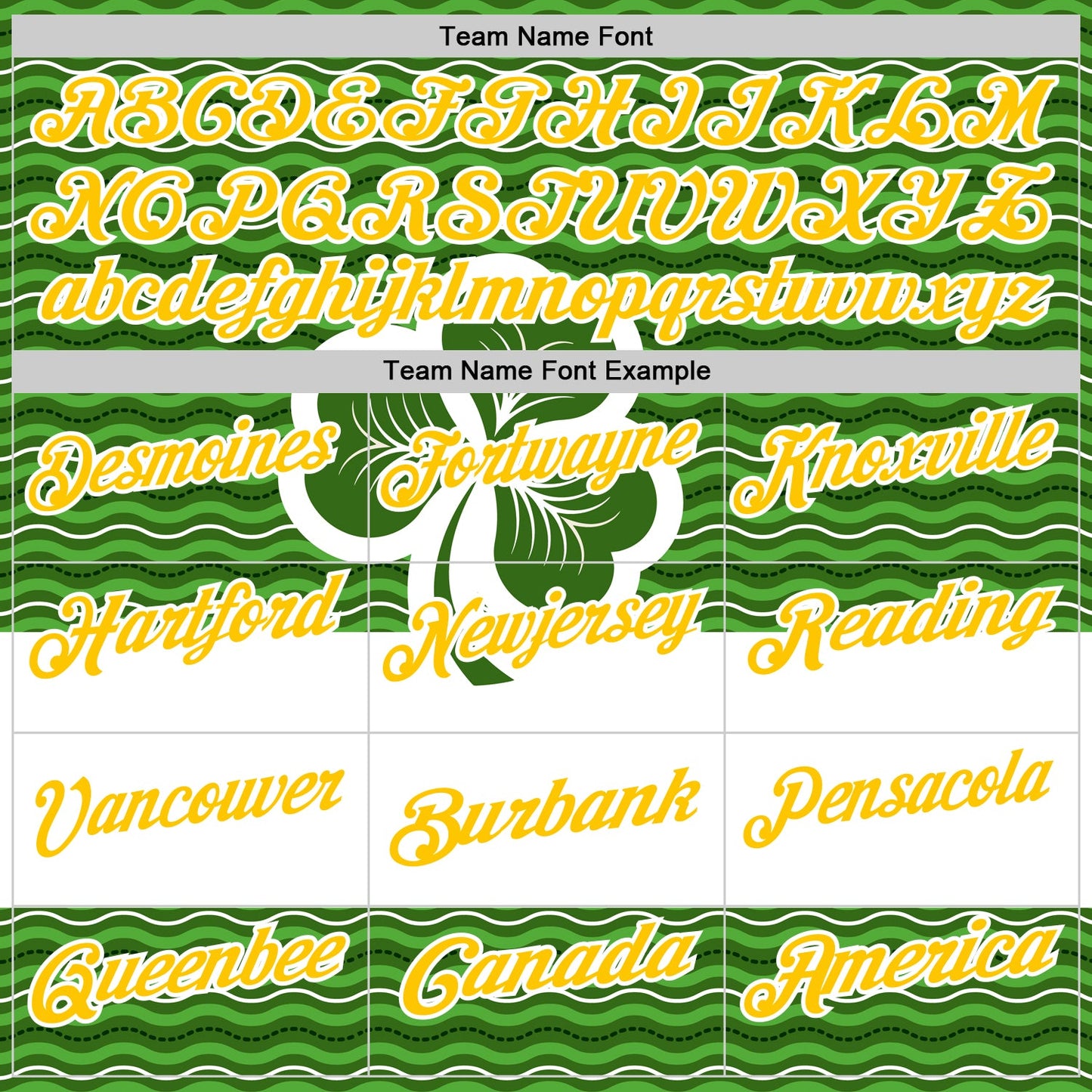 Custom Green Yellow-White 3D St. Patrick's Day Shamrock Performance Polo Shirt view 4