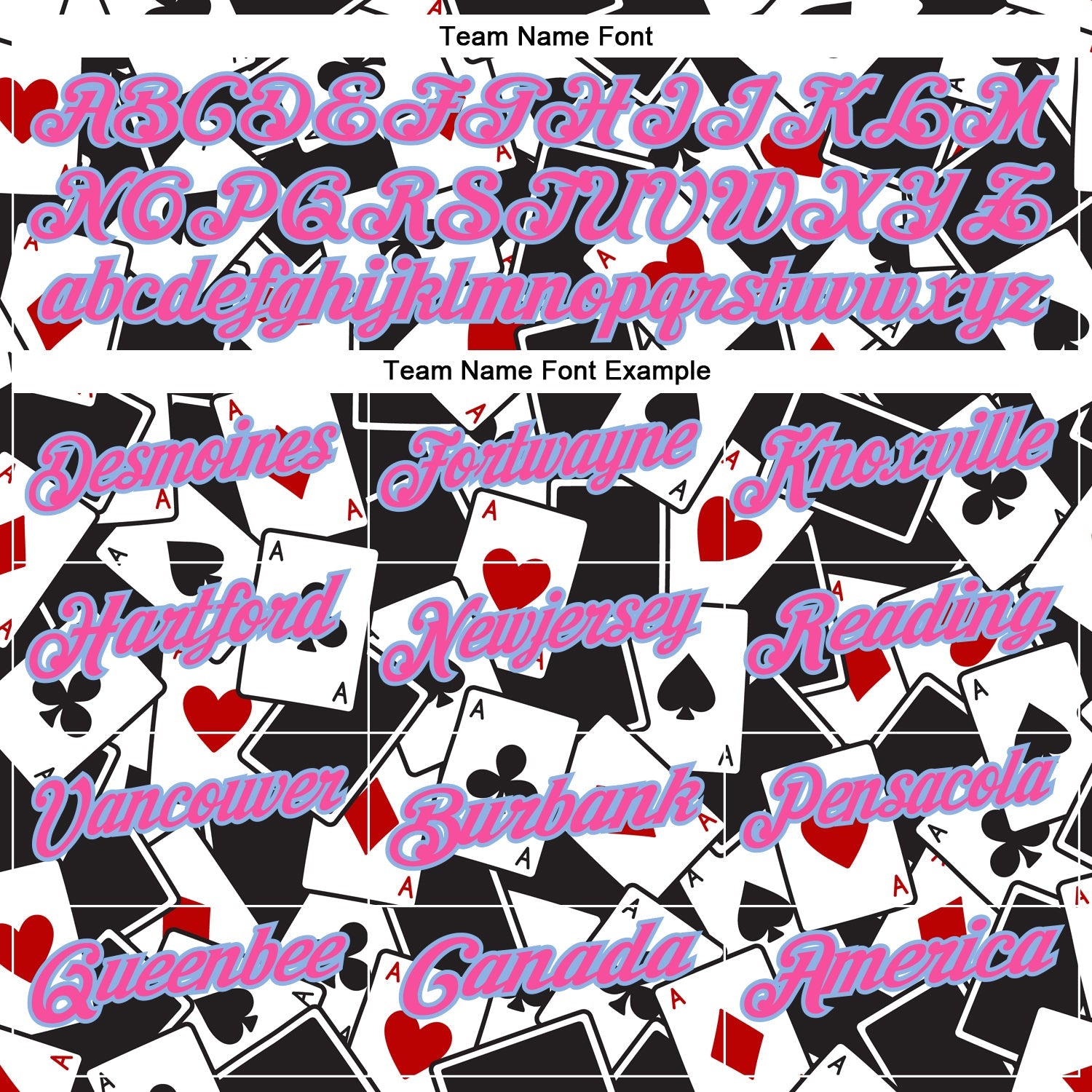 Custom Black Pink-Light Blue 3D Poker Performance Polo Shirt view 4