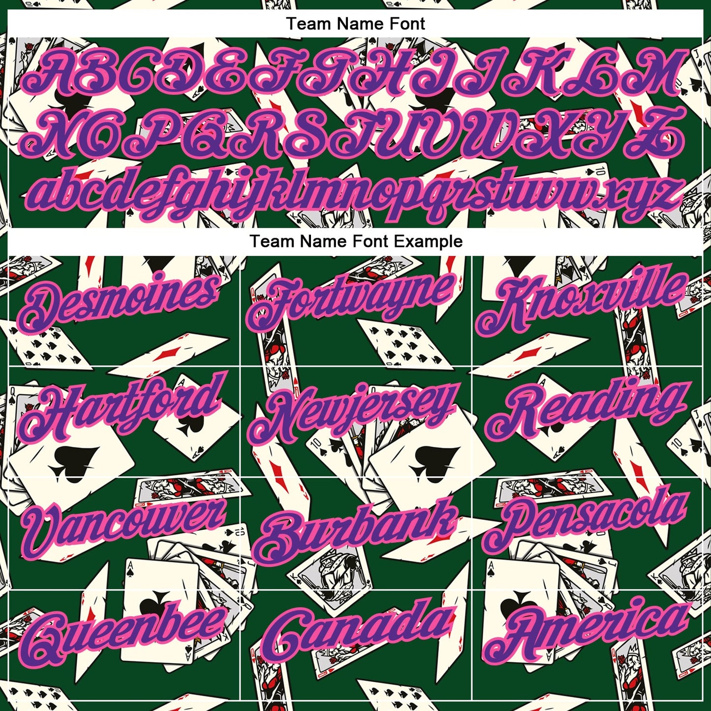 Custom Green Purple-Pink 3D Poker Performance Polo Shirt view 4