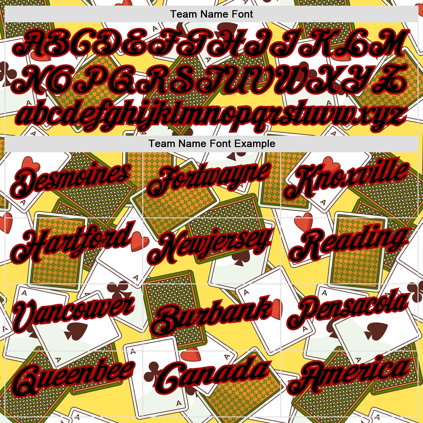 Custom Yellow Black-Red 3D Poker Performance Polo Shirt view 4