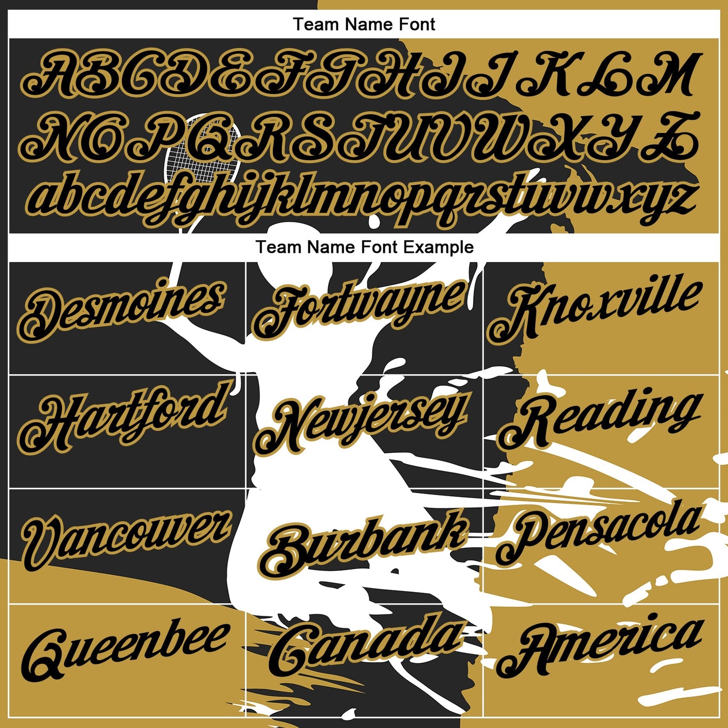 Custom Black Old Gold-White 3D Tennis Performance Polo Shirt view 4