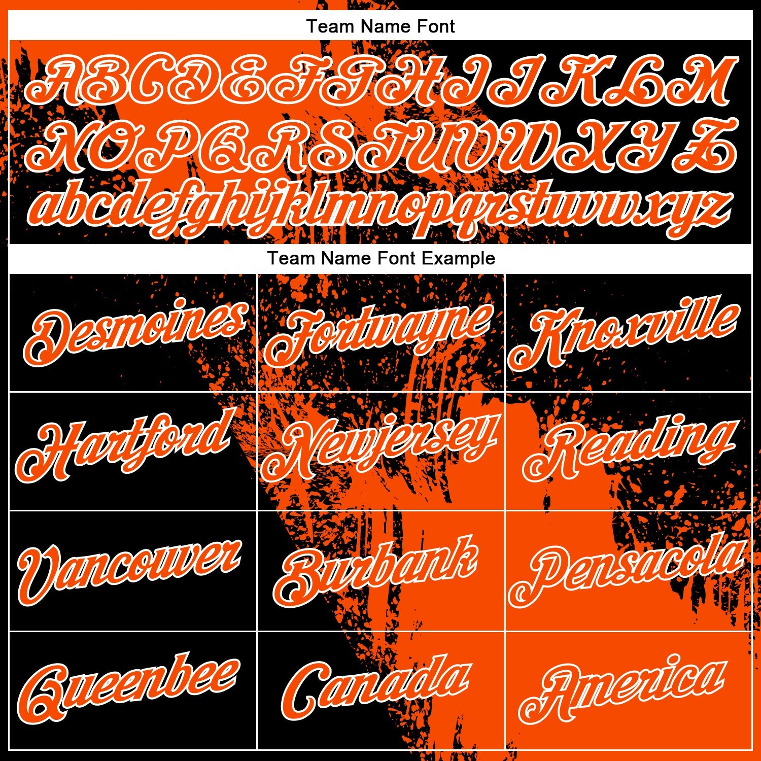 Custom Orange Black-White 3D Pattern Design Abstract Brush Stroke Performance Polo Shirt view 4