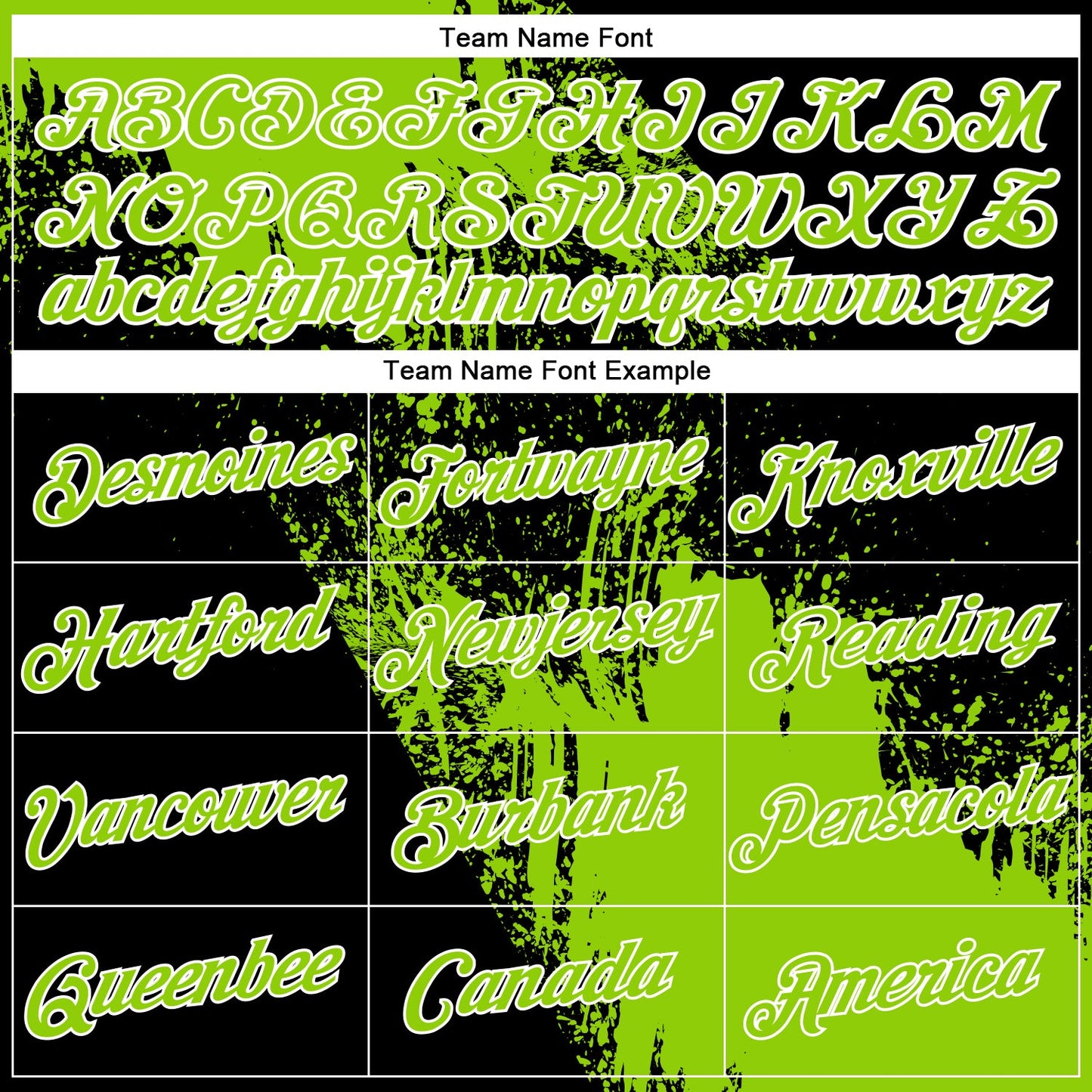 Custom Neon Green Black-White 3D Pattern Design Abstract Brush Stroke Performance Polo Shirt view 4