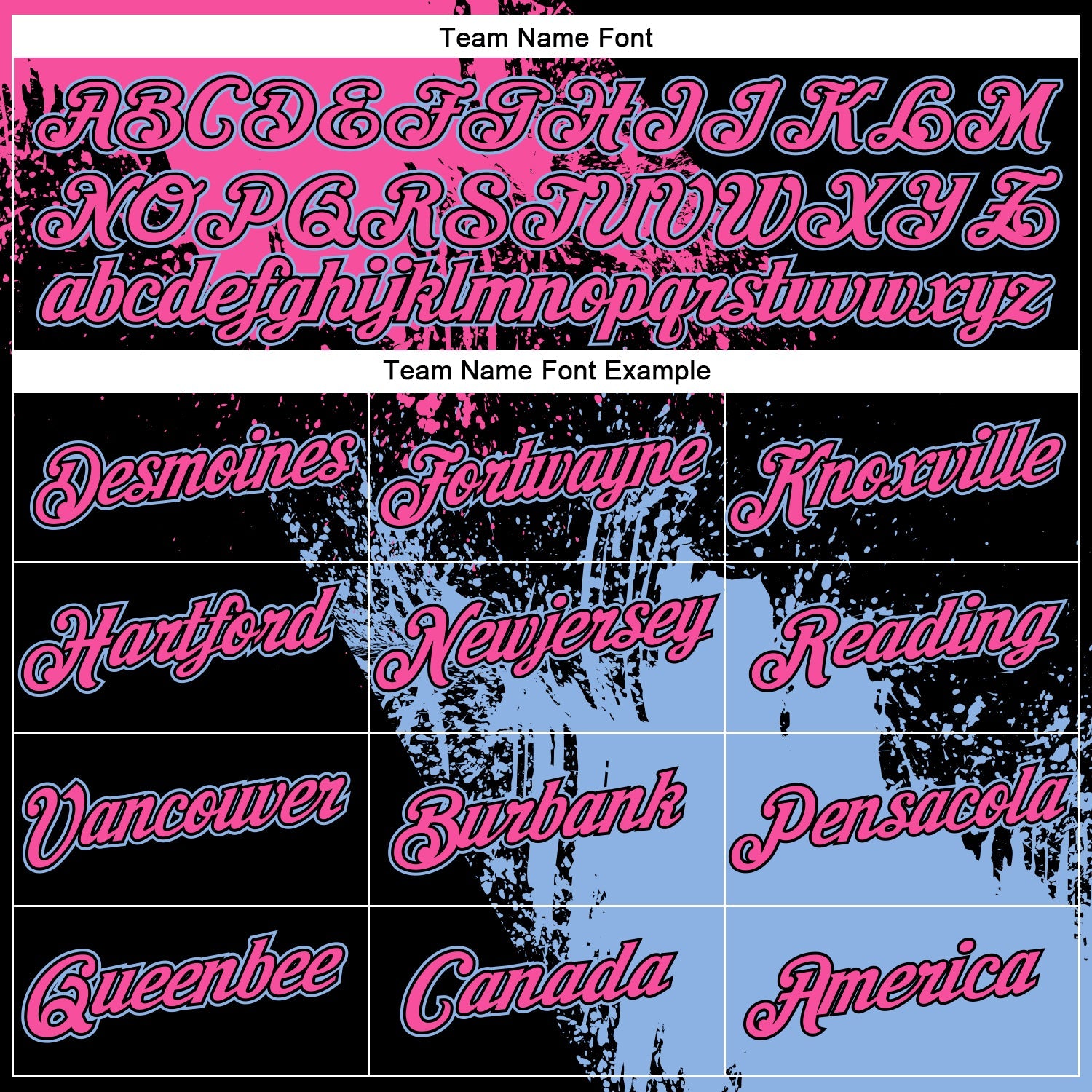 Custom Pink Black-Light Blue 3D Pattern Design Abstract Brush Stroke Performance Polo Shirt view 4
