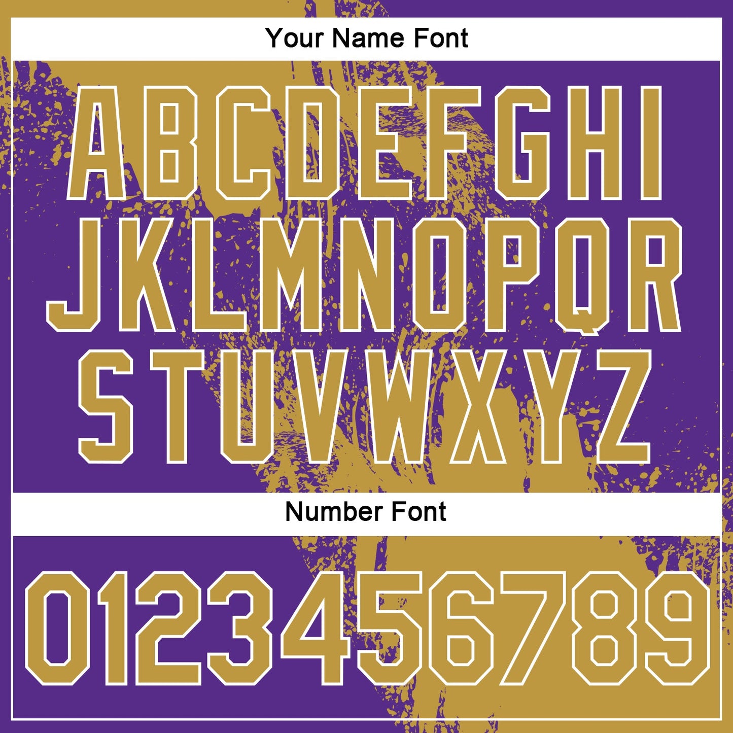 Custom Old Gold Purple-White 3D Pattern Design Abstract Brush Stroke Performance Polo Shirt view 5