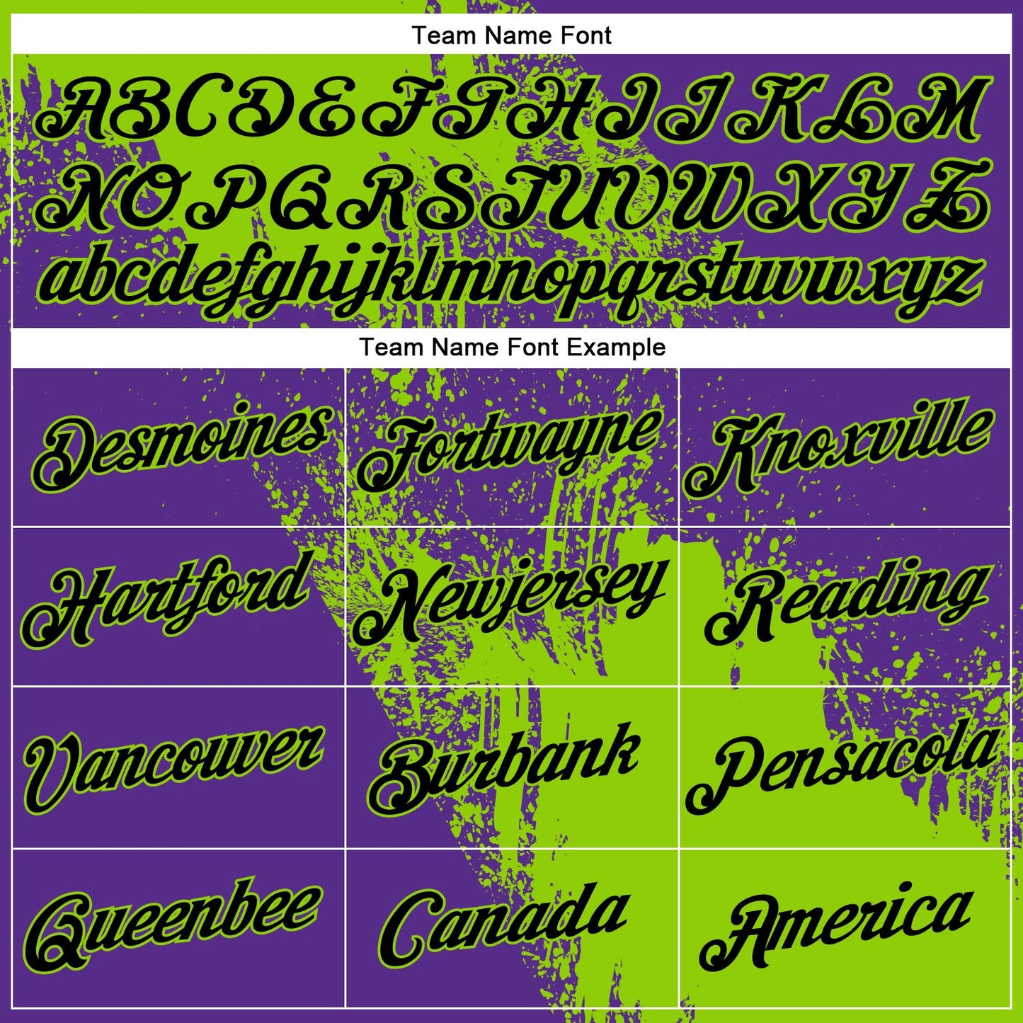 Custom Neon Green Black-Purple 3D Pattern Design Abstract Brush Stroke Performance Polo Shirt view 4