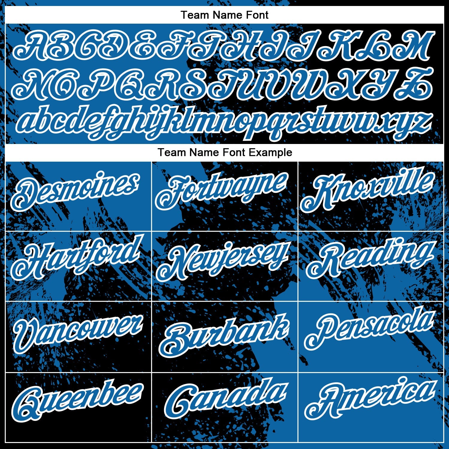 Custom Blue Black-White 3D Pattern Design Abstract Brush Stroke Performance Polo Shirt view 4
